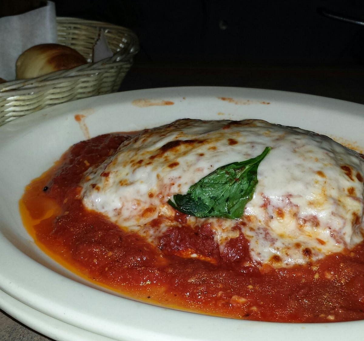 Monteleone's Ristorante signature dishes Chicken ParmesanLasagnaEggplant Rollatini